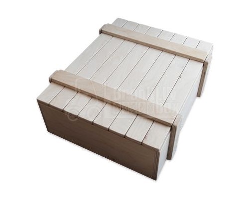 Ящик деревянный реечный с крышкой